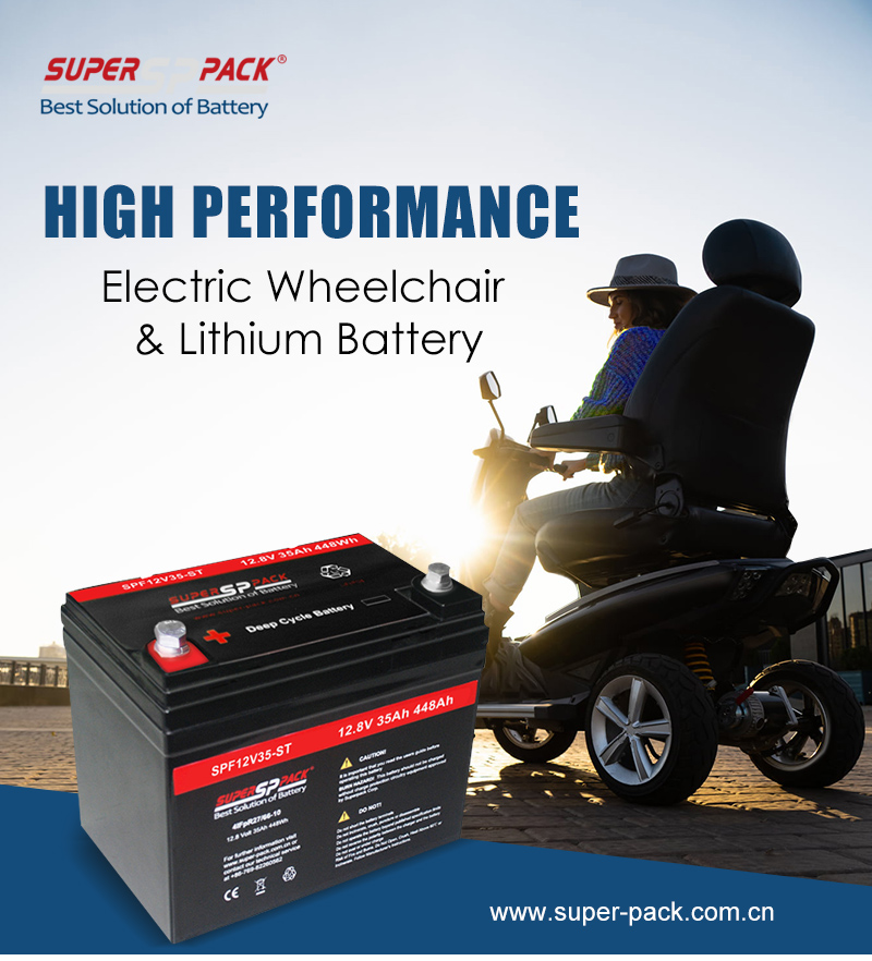 Superpack 12V35Ah Elektro-Rollstuhlbatterie