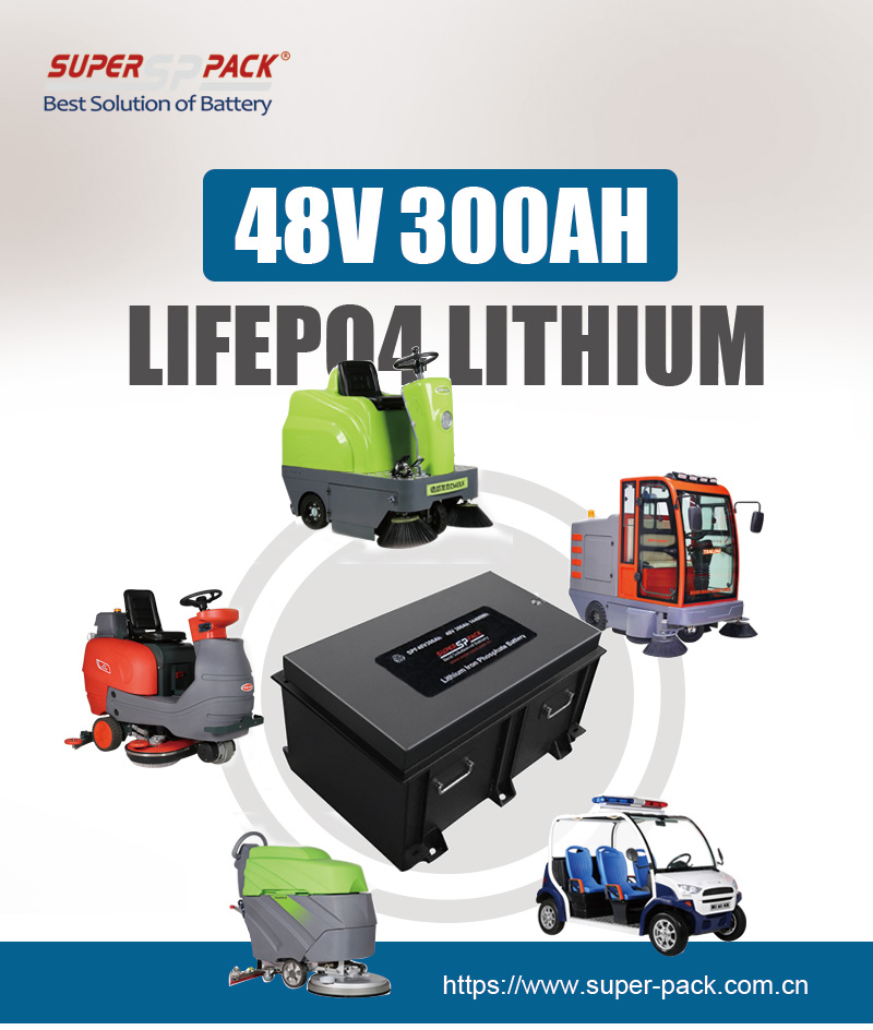 Superpack 48V 300Ah Reinigungsausrüstung lifepo4