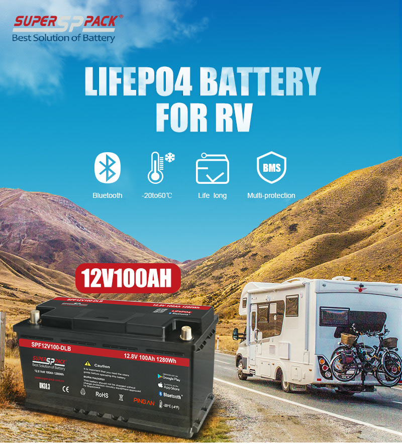 Superpack 12 volt lithium rv battery