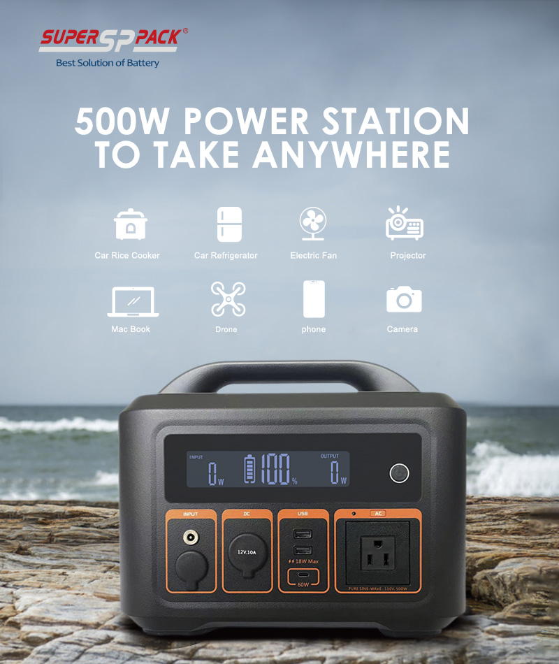 500W Power station to take anywhere