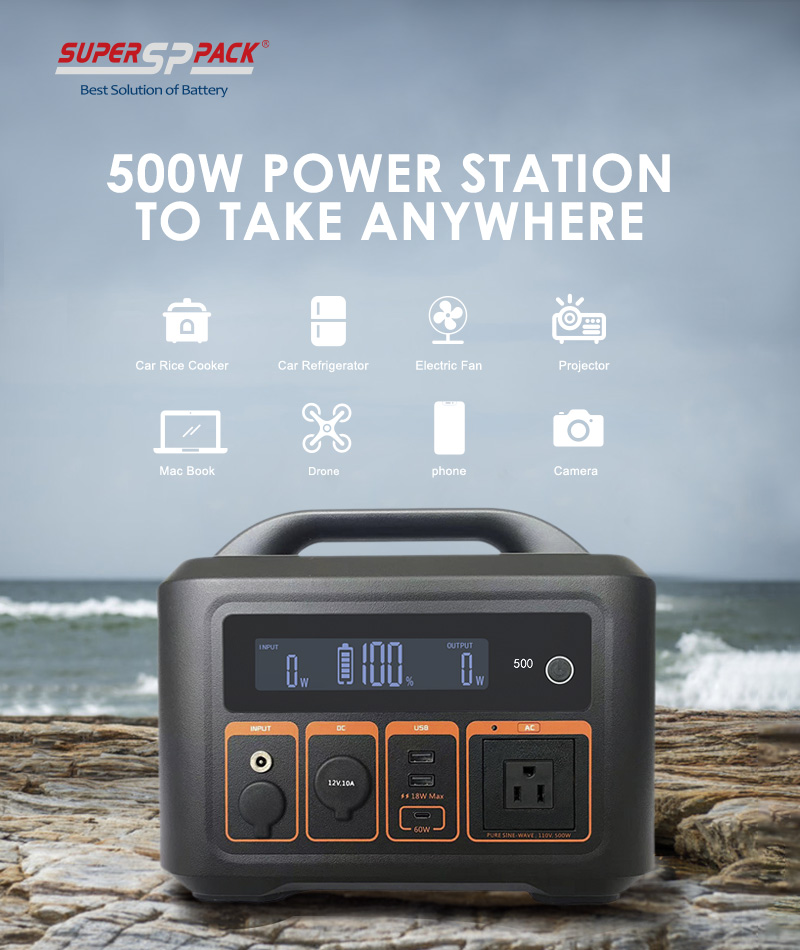 500W Power station to take anywhere