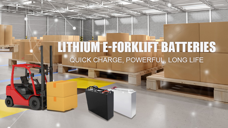 Lithium e-Forklift batteries