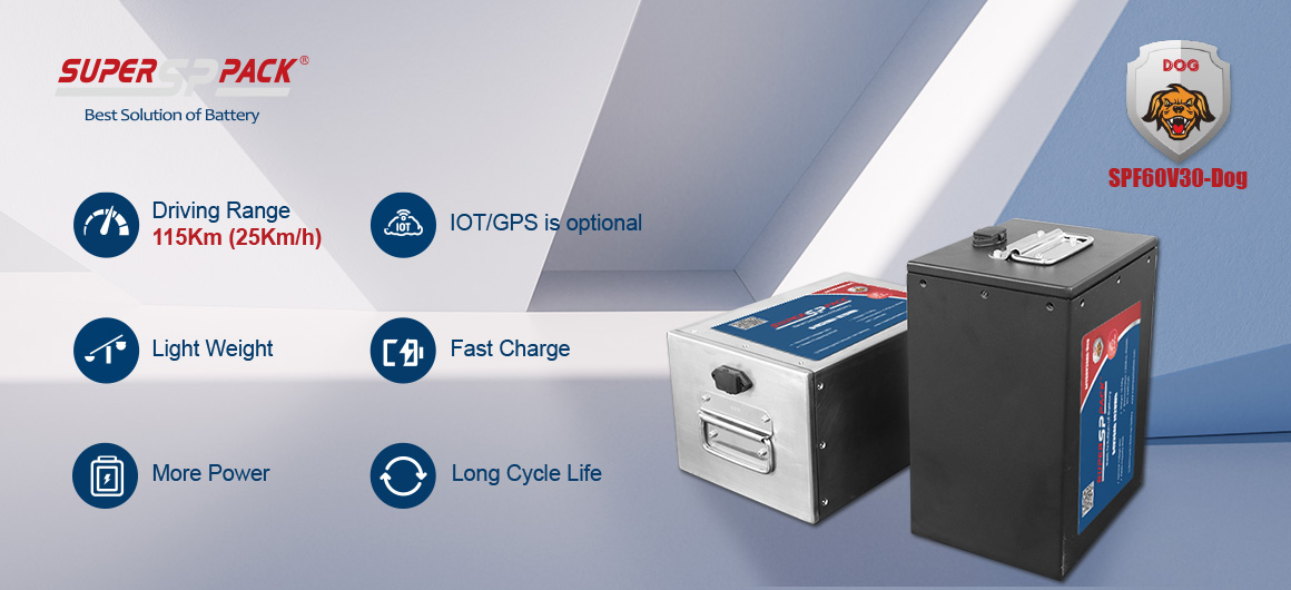 60V30 Batteries for E-Bicycle