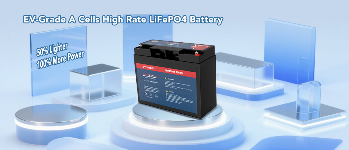 EV-Grade A Cells High Rate LiFePO4 Battery