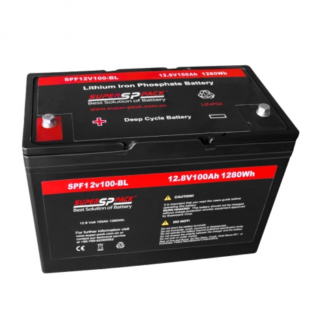 Deep Cycle LiFePO4 Battery 12.8V 100Ah with Inbuilt BMS 