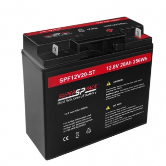 Superpack 12V 20Ah Lithium Batterie For Golf Carts & Trolleys