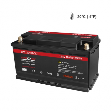 12V100Ah low temperature lithium battery Can be used at -20°C (-4°F) 