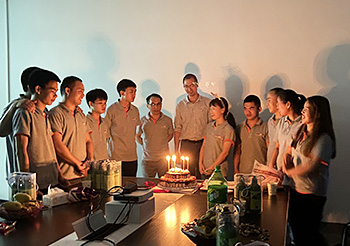 Superpack Personnel Department held a birthday party for employees who had their birthday in April